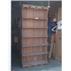 Image 1 : 6 Shelf Wooden Book Shelf 34 by 9 by 73" T