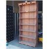 Image 2 : 6 Shelf Wooden Book Shelf 34 by 9 by 73" T