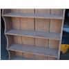 Image 4 : 6 Shelf Wooden Book Shelf 34 by 9 by 73" T