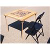 Image 1 : Folding Table with Chair 30" by 30"