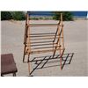 Image 1 : Folding Wooden Clothes Rack