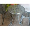 Image 2 : Iron Table and 2 Chairs 24" Diameter