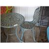 Image 3 : Iron Table and 2 Chairs 24" Diameter