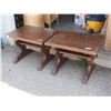 Image 1 : 2X THE MONEY - Wooden Tables 28 by 21 by 20" T