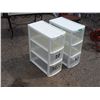 Image 2 : 2X THE MONEY - Plastic Organizers 10 by 20 by 25" T