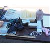 Image 2 : Glue Guns, Lava Lamp, Misc with Plastic Tote