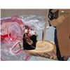 Image 6 : Lot of Christmas Decorations and Doll Parts