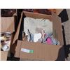 Image 2 : 2 Boxes of Leather Material, 1 Box of Kitchenware and 1 Box of Craft Supplies