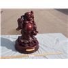 Image 1 : Wooden Ornamental Buddha Display 19.5" T by 13.25" W