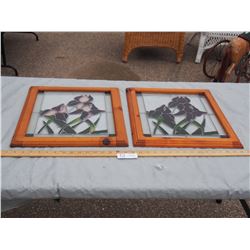 2X THE MONEY - Stained Glass Windows 15.75" by 17.75"