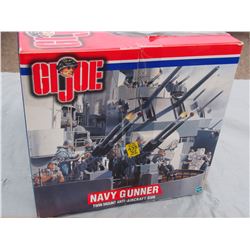 G.I Joe Limited Edition Navy Gunner Twin Mount Anti-Aircraft Gun
