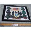 Image 1 : Framed Military Themed Patches or Badges