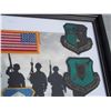 Image 4 : Framed Military Themed Patches or Badges