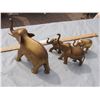 Image 4 : 4 Brass Elephant Figurines