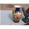 Image 2 : Ceramic Vase, Chicken Figure and Feather Duster