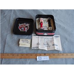 Betty Boop Limited Edition Watch Figurine and Tin