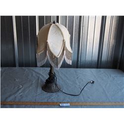 Lamp with Fringe Shade 21  T