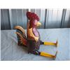 Image 3 : Wooden Rooster Folk Art with Moving Parts