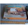 Image 2 : 2X THE MONEY - All Wood Brand Kits, Chuck Wagon and Covered Wagon (1 Sealed)