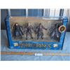 Image 1 : Lord of the Rings Warriors of the Two Towers 4  Poseable Figurines N.I.B