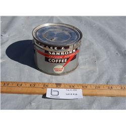 Vintage Chase and Sanborn Coffee Tin (1/2 Lbs)