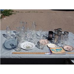 Misc Lot of Glassware