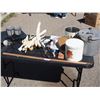 Image 1 : Misc Lot of Canisters, Clothes Hangers and etc.
