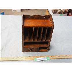 Small Wooden Display Cabinet 7.75" by 9.75"