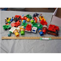 Box of Plastic Toys