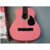 Image 4 : 30" Acoustic Guitar Pink Robson with Box (Missing 2 Strings)