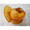 Image 2 : Amber Glass Turkey on a Nest