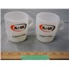 Image 2 : 2X THE MONEY - Fire King A& W Coffee Cups