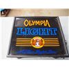 Image 5 : Vintage Olympia Light Beer Light Up Plastic Sign (Working) 17 by 17"