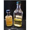 Image 2 : Lot of 2 Vintage Medicinal Oil Bottles with Contents