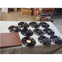 Storage Case of 10 78 Records (Record List in Description)