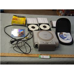 Canon Compact Photo Printer Selphy D5700 and Blank Sony CD's