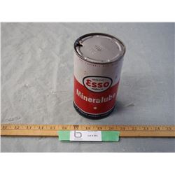 Esso Mineral Lube 1 Quart Oil Can