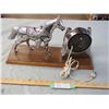 Image 5 : Vintage Horse Clock (working)