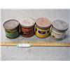 Image 4 : Lot of 4 Vintage Tins