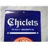 Image 2 : Chiclets Dentyne Chewing Gum Enamel Sign 7 by 14
