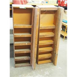 2X THE MONEY - Moving Shelving Units with (Piano Hinge) 13 by 46.5