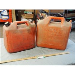 2 Plastic Gas Cans