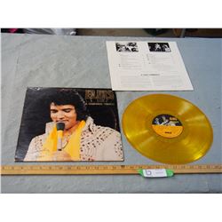 1 Elvis Gold Vinyl Record