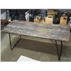 Image 1 : Folding Metal Table 72 by 30"