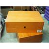 Image 4 : 2 Wooden 2 Drawer Storage Cabinet 14 by 9.5"