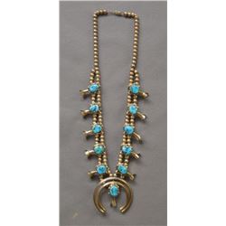 NAVAJO INDIAN SQUASH NECKLACE