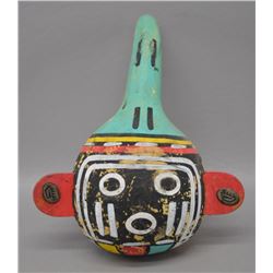 HOPI INDIAN GOURD RATTLE