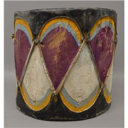 COCHITI INDIAN COTTON WOOD DRUM