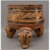 Image 1 : PRE COLUMBIAN TRI LEG POTTERY BOWL