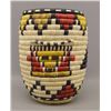 Image 1 : HOPI INDIAN BASKETRY CYLINDER (ANNETTE NASAFOTIE)